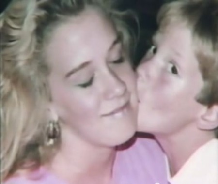 Leslie Mahaffy with her brother Ryan.